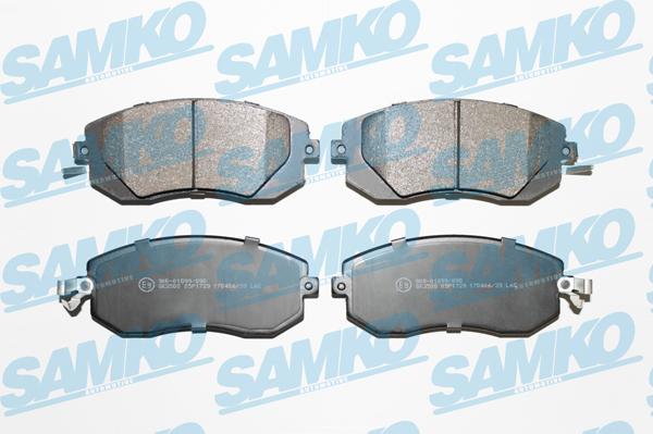 Samko 5SP1729 - Fékbetétkészlet, tárcsafék parts5.com