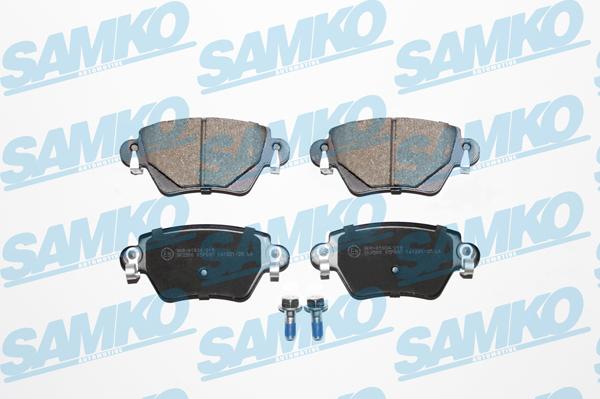 Samko 5SP897 - Тормозные колодки, дисковые, комплект parts5.com