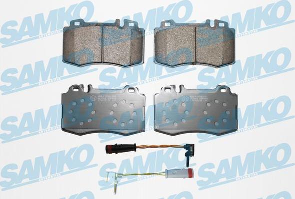 Samko 5SP849A - Brake Pad Set, disc brake parts5.com