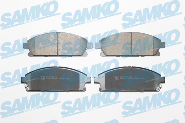 Samko 5SP846 - Brake Pad Set, disc brake parts5.com