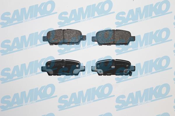 Samko 5SP857 - Fékbetétkészlet, tárcsafék parts5.com