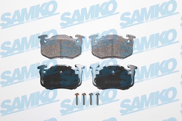 Samko 5SP801 - Brake Pad Set, disc brake parts5.com