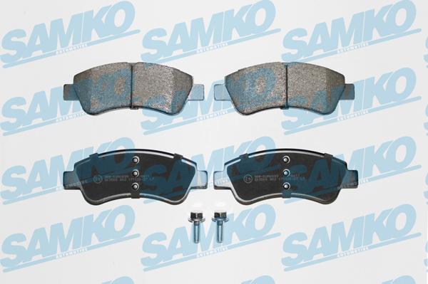 Samko 5SP802 - Brake Pad Set, disc brake parts5.com