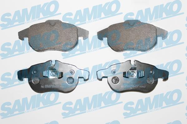 Samko 5SP814 - Brake Pad Set, disc brake parts5.com