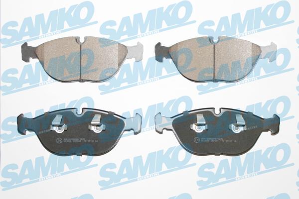 Samko 5SP881 - Brake Pad Set, disc brake parts5.com