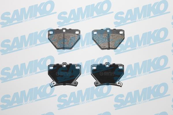 Samko 5SP836 - Sada brzdových platničiek kotúčovej brzdy parts5.com