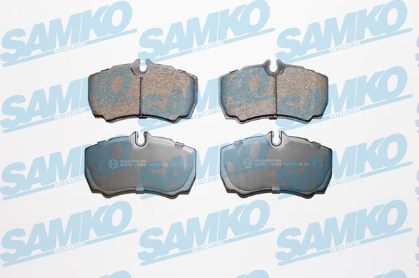 Samko 5SP830 - Piduriklotsi komplekt,ketaspidur parts5.com