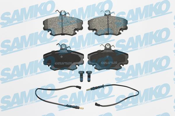 Samko 5SP349 - Sada brzdových destiček, kotoučová brzda parts5.com