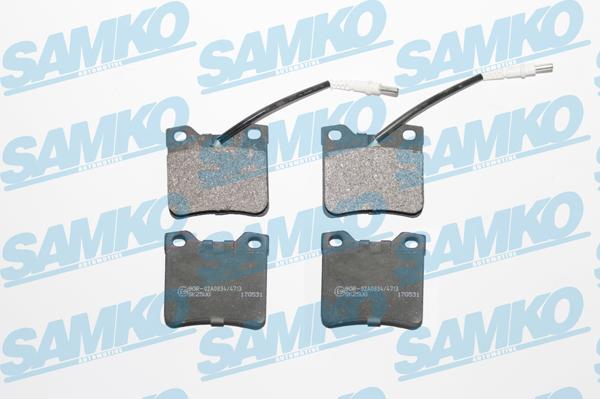 Samko 5SP330 - Set placute frana,frana disc parts5.com