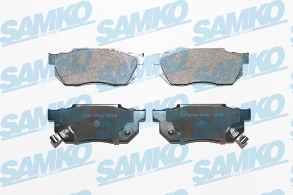 Samko 5SP322 - Sada brzdových destiček, kotoučová brzda parts5.com