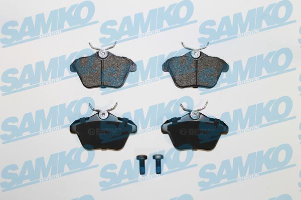 Samko 5SP298 - Brake Pad Set, disc brake parts5.com