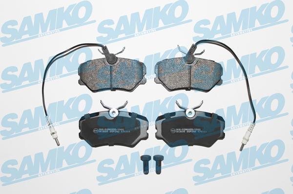 Samko 5SP293 - Σετ τακάκια, δισκόφρενα parts5.com