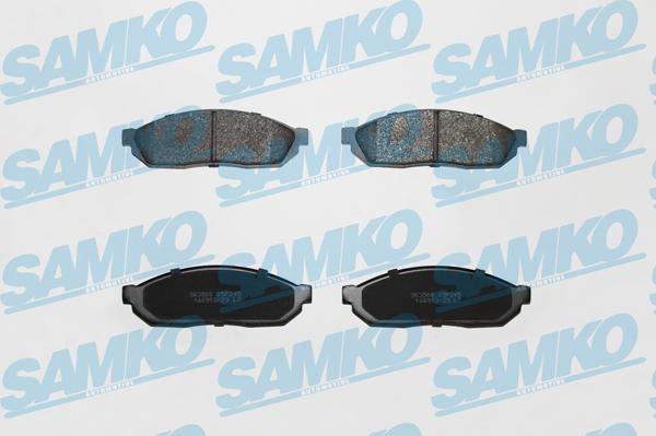 Samko 5SP245 - Zestaw klocków hamulcowych, hamulce tarczowe parts5.com