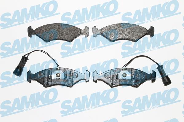 Samko 5SP242 - Brake Pad Set, disc brake parts5.com