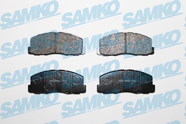 Samko 5SP260 - Fékbetétkészlet, tárcsafék parts5.com