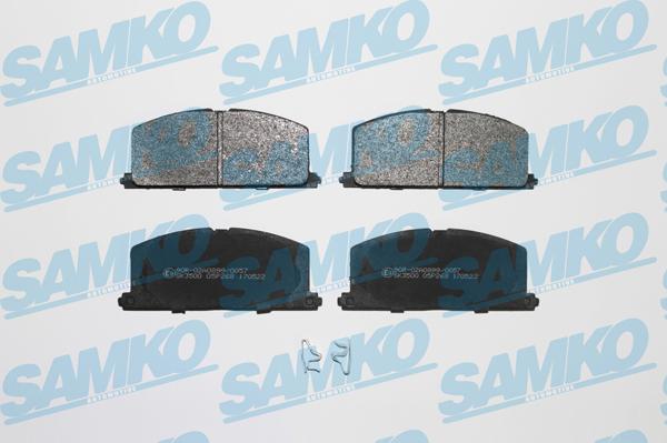 Samko 5SP268 - Fékbetétkészlet, tárcsafék parts5.com