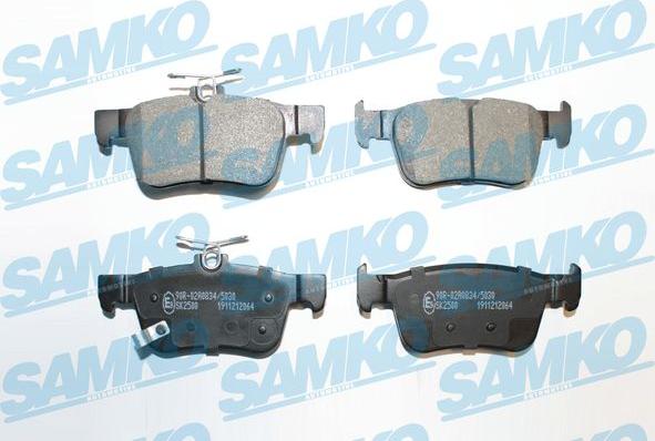 Samko 5SP2064 - Fékbetétkészlet, tárcsafék parts5.com