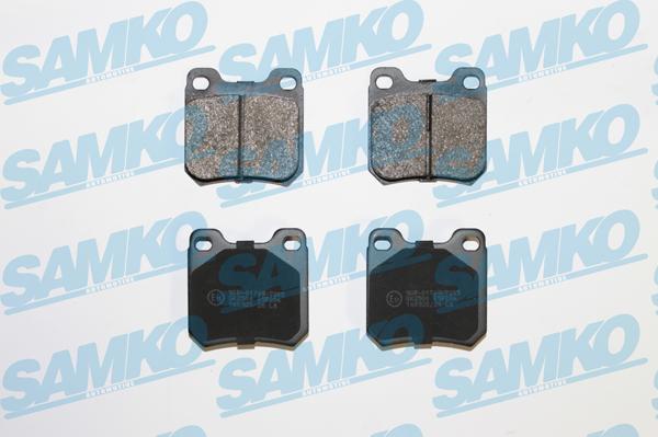 Samko 5SP206 - Brake Pad Set, disc brake parts5.com