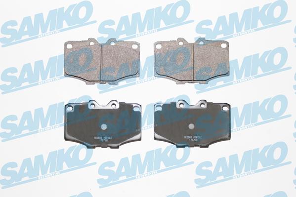 Samko 5SP202 - Fékbetétkészlet, tárcsafék parts5.com