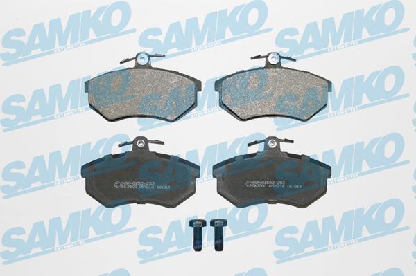 Samko 5SP216 - Sada brzdových destiček, kotoučová brzda parts5.com