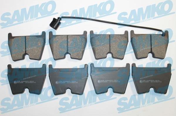 Samko 5SP2172 - Sada brzdových platničiek kotúčovej brzdy parts5.com