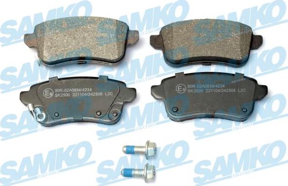 Samko 5SP2306 - Komplet pločica, disk-kočnica parts5.com