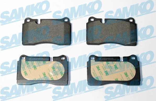 Samko 5SP2327 - Brake Pad Set, disc brake parts5.com