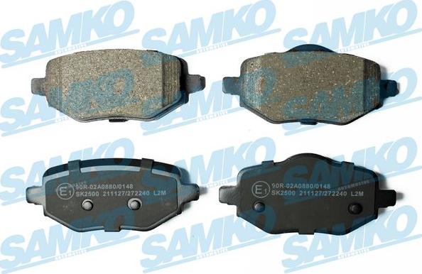 Samko 5SP2240 - Bremsbelagsatz, Scheibenbremse parts5.com