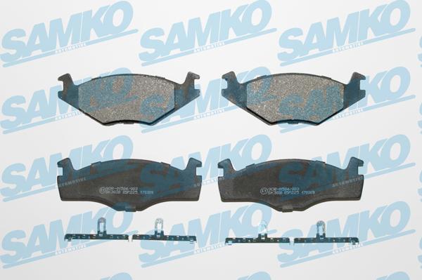 Samko 5SP225 - Sada brzdových destiček, kotoučová brzda parts5.com