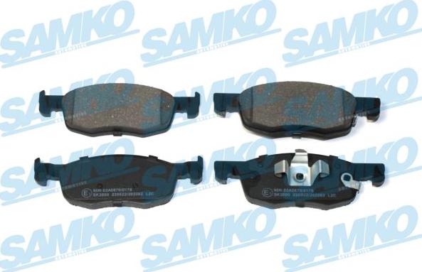 Samko 5SP2262 - Zestaw klocków hamulcowych, hamulce tarczowe parts5.com