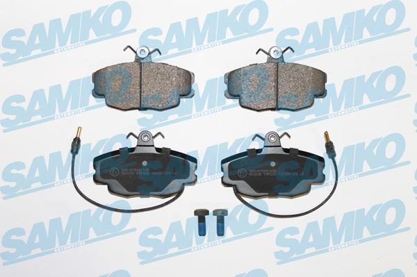 Samko 5SP220 - Sada brzdových platničiek kotúčovej brzdy parts5.com