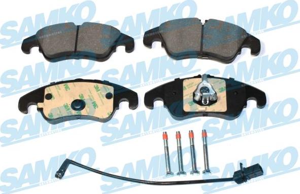 Samko 5SP2282A - Комплект спирачно феродо, дискови спирачки parts5.com