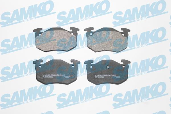 Samko 5SP275 - Σετ τακάκια, δισκόφρενα parts5.com