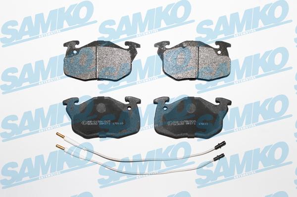 Samko 5SP271 - Kit de plaquettes de frein, frein à disque parts5.com