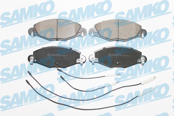 Samko 5SP799 - Zestaw klocków hamulcowych, hamulce tarczowe parts5.com