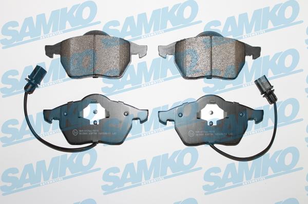 Samko 5SP790 - Zestaw klocków hamulcowych, hamulce tarczowe parts5.com