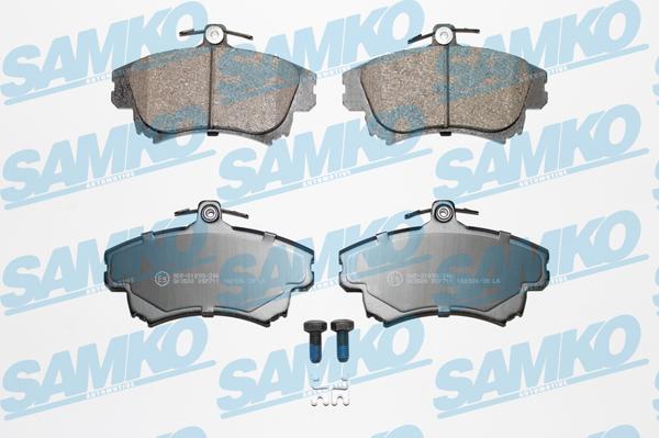 Samko 5SP711 - Brake Pad Set, disc brake parts5.com