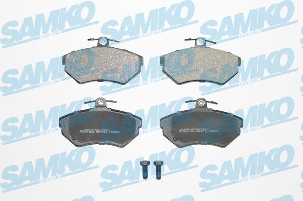 Samko 5SP718 - Kit de plaquettes de frein, frein à disque parts5.com