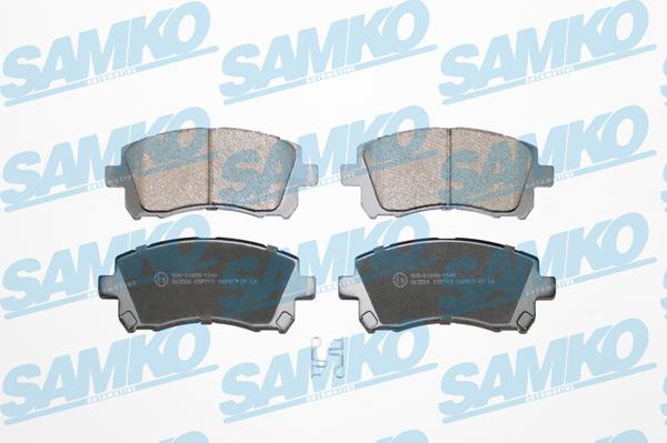 Samko 5SP713 - Kit de plaquettes de frein, frein à disque parts5.com