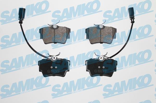 Samko 5SP786 - Kit de plaquettes de frein, frein à disque parts5.com