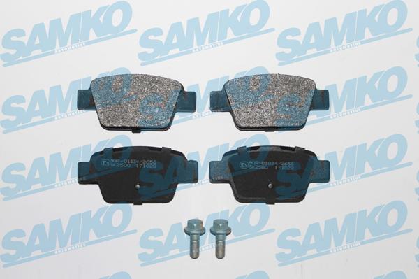 Samko 5SP780 - Zestaw klocków hamulcowych, hamulce tarczowe parts5.com