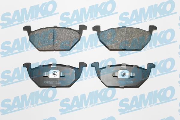 Samko 5SP730 - Sada brzdových destiček, kotoučová brzda parts5.com