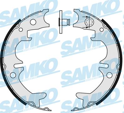 Samko 89140 - Jeu de mâchoires de frein parts5.com