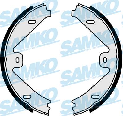 Samko 89840 - Sada brzdových čelistí parts5.com