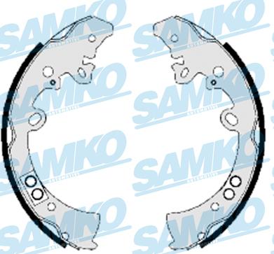 Samko 89200 - Fékpofakészlet parts5.com