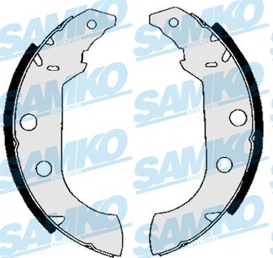 Samko 84980 - Garnitura zavorne celjusti parts5.com