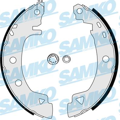 Samko 84920 - Komplet kočionih papuča parts5.com