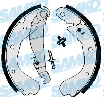 Samko 84660 - Fékpofakészlet parts5.com