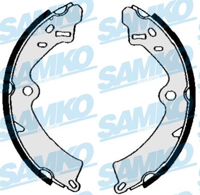 Samko 85540 - Zestaw szczęk hamulcowych parts5.com