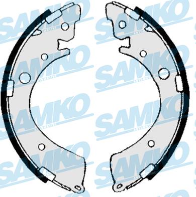 Samko 85360 - Sada brzdových čeľustí parts5.com